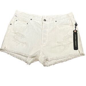 NWT Citizens of Humanity Chloe Hi Waist Cut Off Short Distressed Stark, Size 29